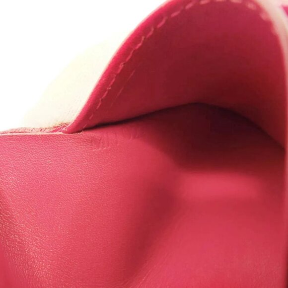 LOUIS VUITTON Clasp Wallet Vernis Pomme d'Amour Authentic Used - Picture 9 of 10